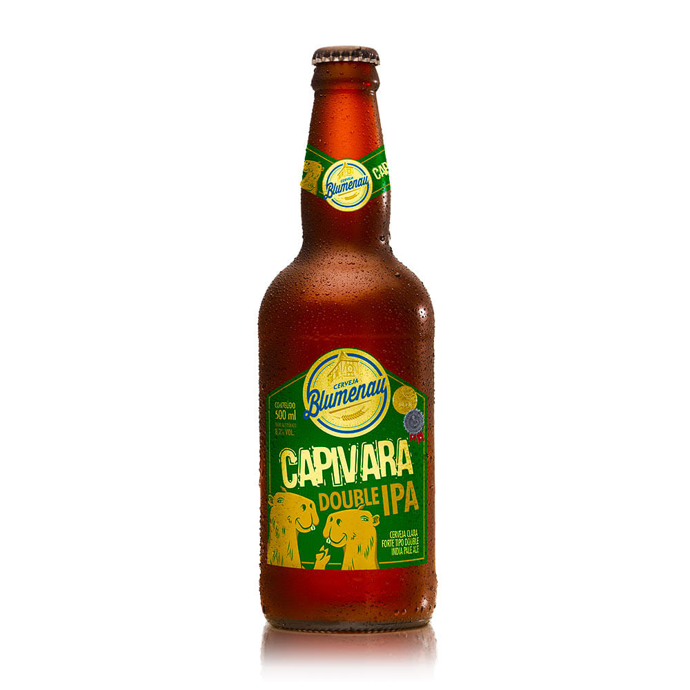 Cerveja Blumenau Capivara Double IPA 500ml - Empório da Cerveja